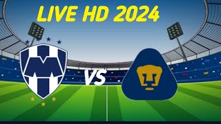 TUDN / Monterrey Vs Pumas / Liga MX / goles 2024