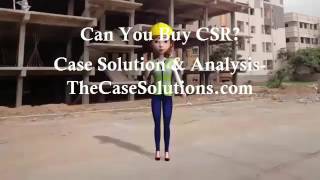 Can You Buy CSR? Case Solution & Analysis- TheCaseSolutions.com