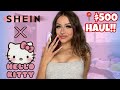 $500 SHEIN X HELLO KITTY TRY ON HAUL!