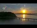 愛知県【竹島橋の夕日】ドローン男子空撮