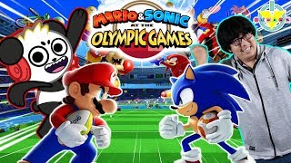 Ryan's Daddy Vs Combo Panda in Mario Vs Sonic Tokyo Olympic Games Let's Play