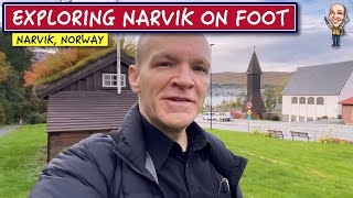 Walking the streets of Narvik, Norway