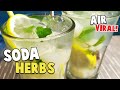 Air Soda Herbs |  Resepi Air Viral | Minuman Berbuka Puasa