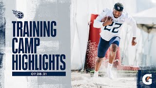 First Day of Titans Training Camp | Practice Highlights