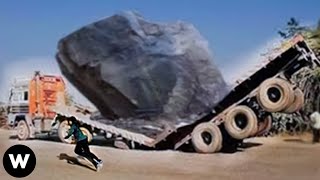 Best Of Shocking Catastrophic Rockfalls Failures Caught On Camera You Won't Believe Are Real!