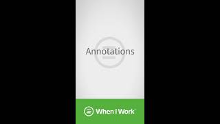 When I Work - Annotations on IOS
