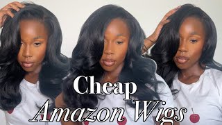 $45 AMAZON WIGS?! | Realistic, Kinky Edges Wig | TaylorLoraine