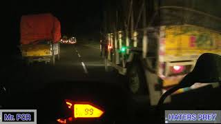 Pulsar Dangerous Night Ride whatsapp status - Chennai - NH 45A - Speeding Pulsar 150 - Haters Prey