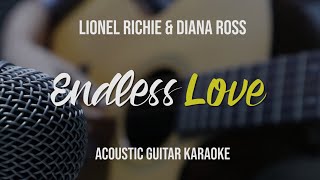 (Acoustic Karaoke] Endless Love - Lionel Richie & Diana Ross 【Guitar Version with Lyrics】