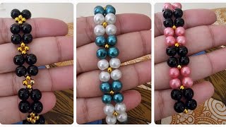 3Different Ideas Making a Bead Bracelet|Why Bead Bracelet Are Trending Again|easy to make a home| a