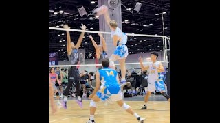 Addison Chromy #17 HIGHLIGHTS at AAU Nationals 2024, Middle Hitter Class of 2025