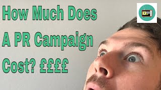 How Much Does A PR Campaign Cost?