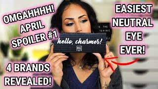 APRIL BOXYCHARM PREMIUM SPOILER | MARCH HELLO CHARMER PALETTE NATURAL TUTORIAL | HOW I DO MY BROWS