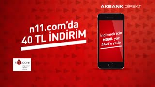 Akbank Direkt Mobil Kullananlar n11.com’da da Kazanıyor!