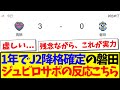 【悲痛】1年でJ2降格確定の磐田、ジュビロサポーターの悲痛な叫びがこちらになります...