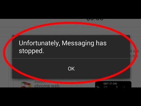 How To Fix Unfortunately Messaging Has Stopped In Android - YouTube