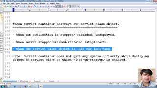 60 When servlet container destroys our servlet class object? |Adv Java Servlet Programming Tutorial