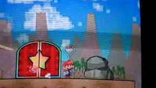 Super Paper Mario  ,  Huge Damage