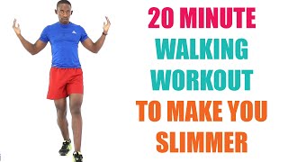 20 Minute Walking Workout to Make You Slimmer 🔥 Burn 200 Calories 🔥