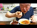 집밥먹방 냉장고에 있던 야채 때려놓고 쭈꾸미볶음 만들었어요 stir fried webfoot octopus