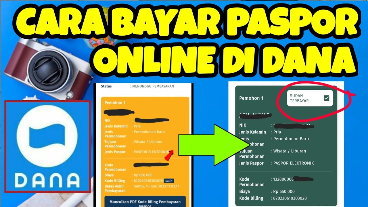 Cara Bayar Paspor Online Via Dana - Cara Pembayaran Paspor Online Lewat ...