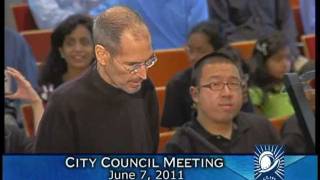 Steve Jobs' Presentation to the Cupertino City Council  (6/7/11)