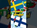 Sweden vs Finland(requested) #shorts #geography #countries #finland #sweden #request #fyp