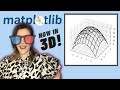 MATPLOTLIB 3D PLOTS including Scatter 3D and Surface Plots for Matplotlib Python || Matplotlib Tips