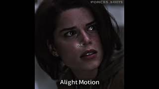 Sidney Prescott [Scream 3] VS Billy Loomis | #fyp #alightmotion #ghostfaceedit #screamedits