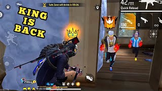 Free fire royale game 20 kills above King is back in a game