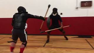 spear and shield fighting - gladius and shield