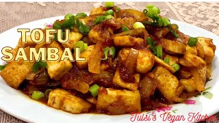 Easy Tofu Sambal Recipe | Chili Tofu | Sambal Tauhu