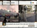 se quemó un colectivo más detalles telefe noticias