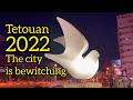 Tetouan 2022 A night tour in the streets of the city Morocco Africa Person Walking | video 4K HDR