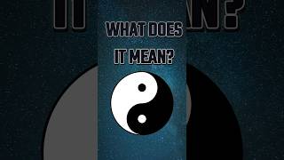 WHAT DOES THE YIN AND YANG SYMBOL MEANS? #asia #tao #china #taoism #yin #yang
