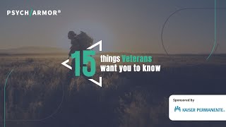 15 Things Veterans Want You to Know