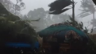 Raw: Typhoon Haima Slams Into Philippines