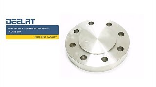 Blind Flange - Nominal Pipe Size 4\