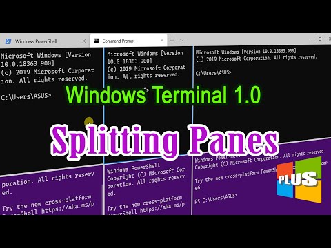 Настройка Windows Terminal 1.0 | Разделение панелей в Windows Terminal