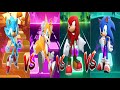 Tiles hop|Sonic 🆚 Tails 🆚 Knuckles the Echidna 🆚 Sonic primer, EDM RUSH 🎶