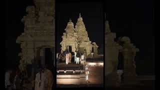 மாமல்லபுரம் கடற்கரை  கோவில் இரவில் | mamallapuram seashore temple in night #tamil #mamallapuram