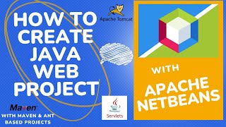 How to Create java Web application using NetBeans IDE | Install Configure Tomcat 10 Server