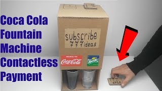 How to Make Coca Cola Fountain Machine with Contactless Payment