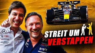 F1 Wechsel-Streit: KLAUT Wolff Verstappen von Red Bull? Horner feuert zurück!