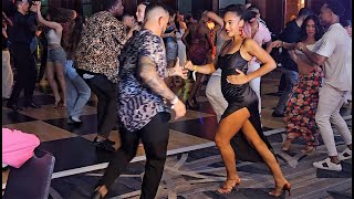 Ernesto Bulnes - Social dancing at 2024 Miami Salsa Congress