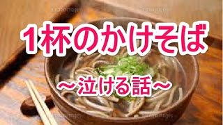 【涙、涙する感動の話】1杯のかけそば【全文】