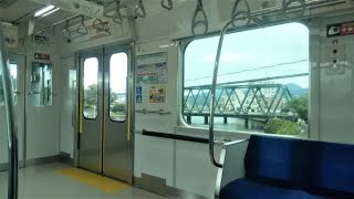 【静岡清水線】新清水駅→入江岡駅（静岡鉄道A3000形電車）車内と車窓、走行音、アナウンス。巴川の鉄橋ほか（静岡県旅行）SHIZUTETSU, Shizuoka Railway JAPAN TRAIN