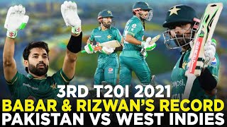 Babar Azam & Mohammad Rizwan Creates Record | Pakistan vs West Indies | T20I | PCB | MK2A