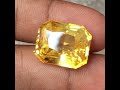 Yellow Sapphire Gem Stone From Srilanka.