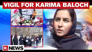 Canadian Baloch Diaspora Organise A Vigil To Pay Their Respect To Activist Karima Baloch